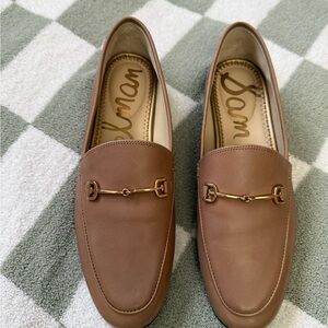 BRAND NEW Sam Edelman Tan Leather Loafers